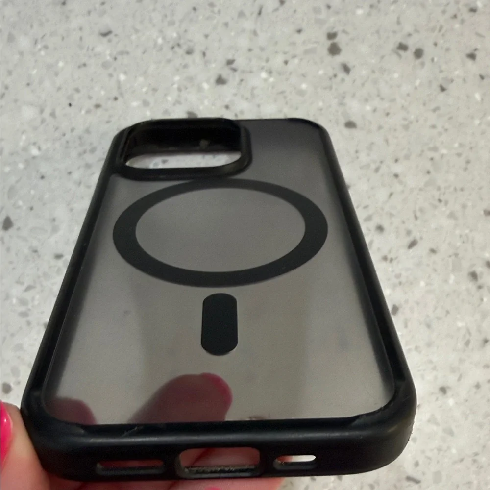 Spigen Black and Gray Phone Case